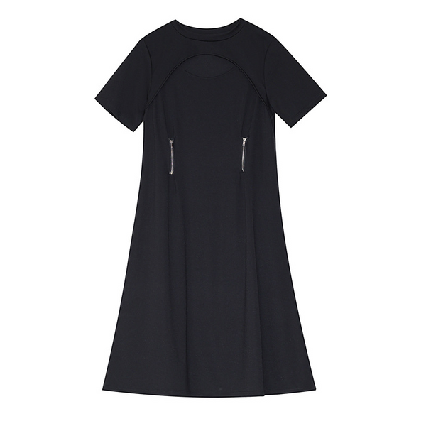 Plus Size Black Sexy Short Sleeve Dress (EXTRA BIG SIZE) – Pluspreorder