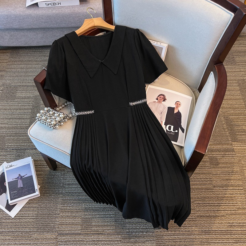 Plus Size Chanel-Esque Black Shirt Dress (EXTRA BIG SIZE) Pluspreorder Plus Size Chanel-Esque Black Shirt Dress (EXTRA BIG SIZE) Pluspreorder