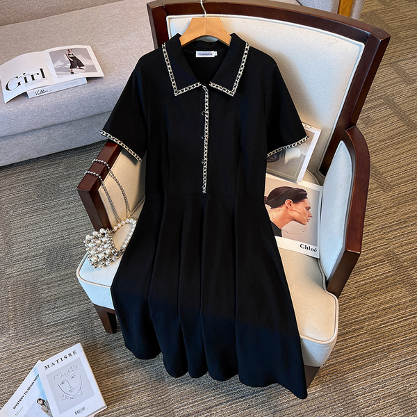 Plus Size Chanel-Esque Shirt Dress (EXTRA BIG SIZE)