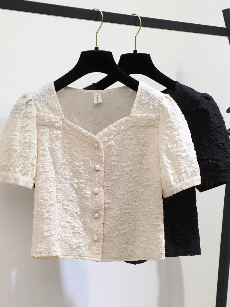 Plus Size Chanelesque Sweetheart Blouse