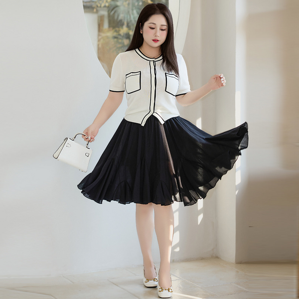 Plus Size Chiffon Tutu Skirt (EXTRA BIG SIZE)