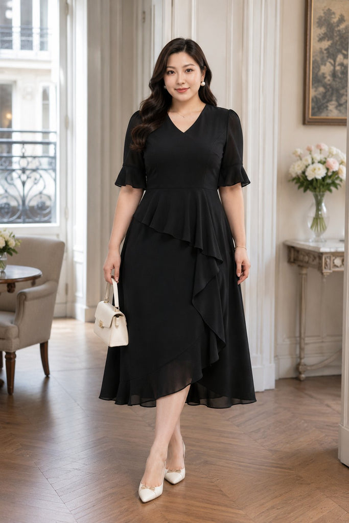 v neck peplum dress plus size ONTINVA Women V-Neck Plus Size Peplum Dress Church Wear to Work Bodycon Short Sleeve Midi Dresses Valentine Outfits Red at Amazon Women's Clothing store