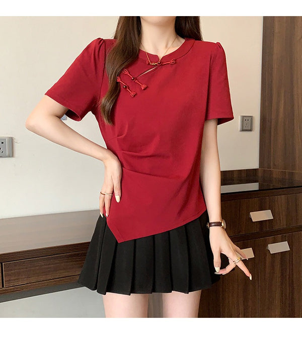 Plus Size Cheongsam T Shirt