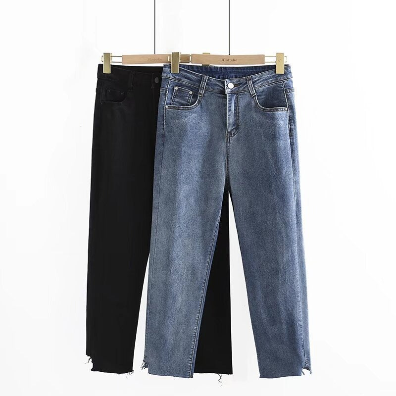 Plus Size Stretch Ankle Skinny Jeans