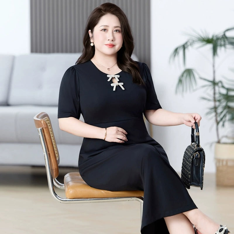 plus size black pencil dress Plus Size Black Chic Pencil Dress (EXTRA BIG SIZE) – Pluspreorder
