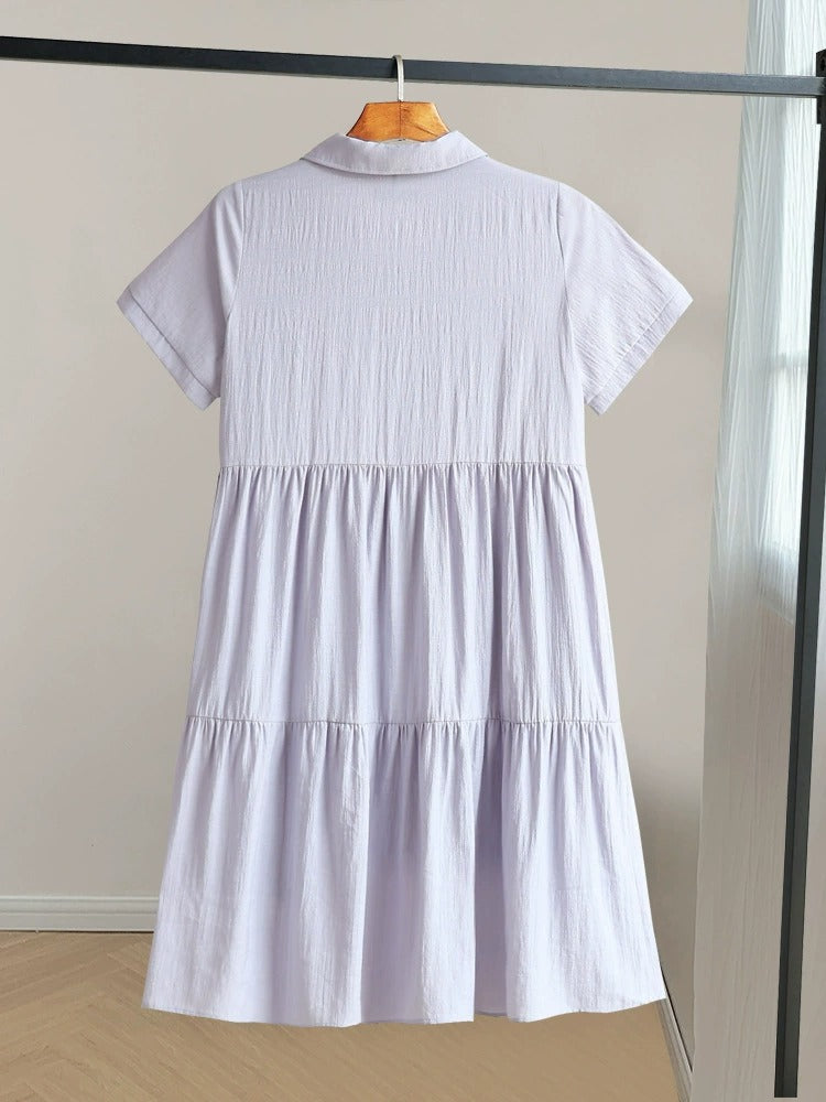 Plus Size Babydoll Shirt Dress (EXTRA BIG SIZE) – Pluspreorder