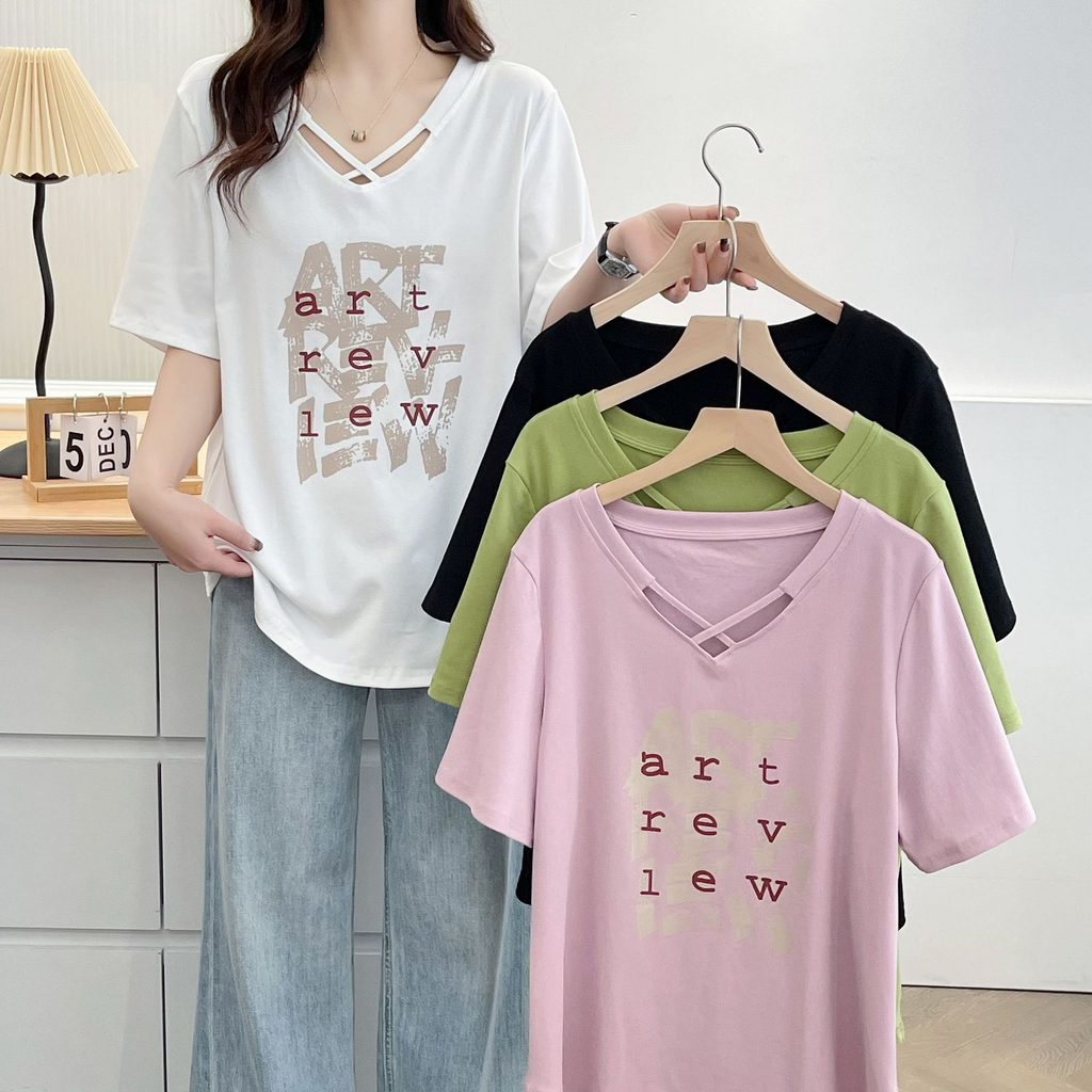 Plus Size Criss Cross Words Tee