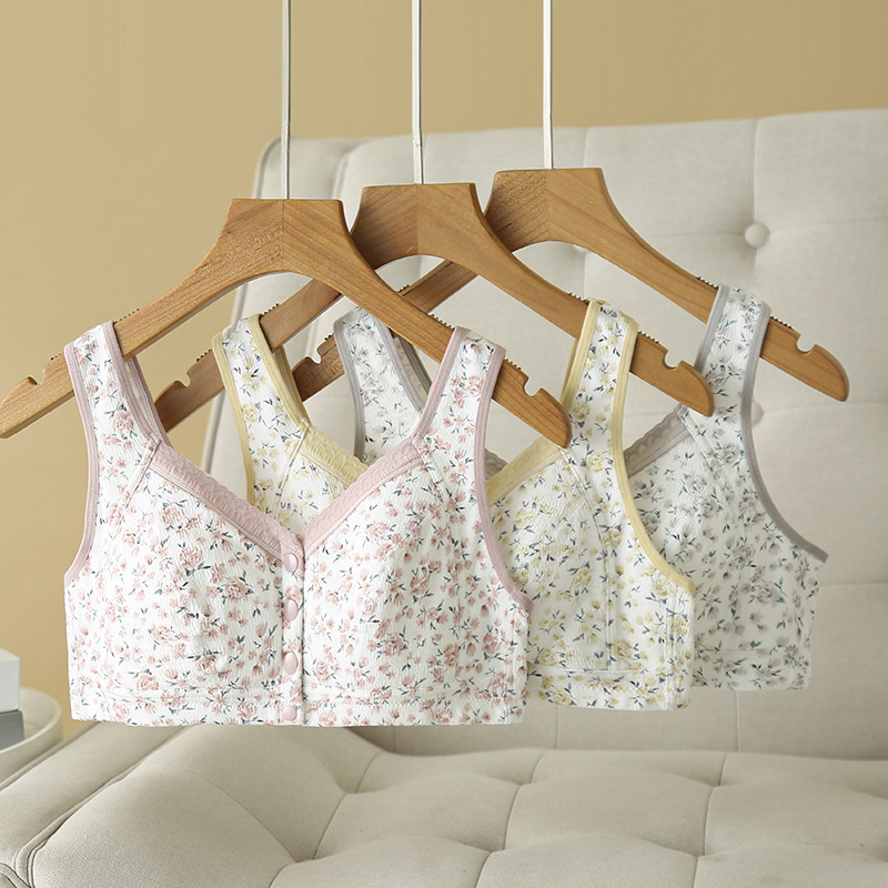Plus Size Ditsy Floral Wireless Bra