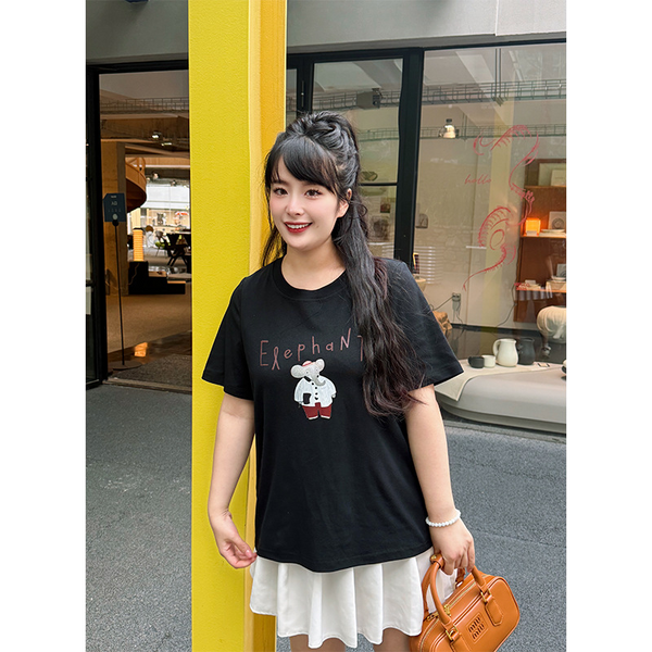 Plus Size Elepant T Shirt