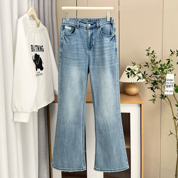 Plus Size Flare Leg Jeans