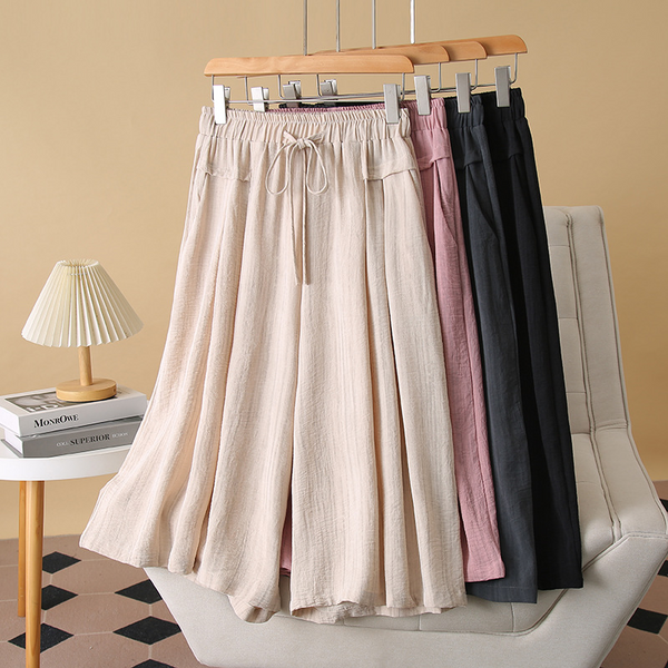Plus Size Icy Capri Culottes Pants