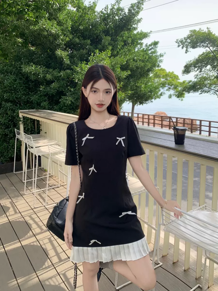Plus Size Japanese Kawaii Pleat Ribbon Shift Dress Pluspreorder Plus Size Japanese Kawaii Pleat Ribbon Shift Dress Pluspreorder