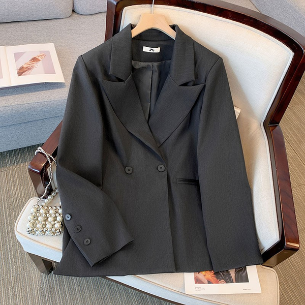 Plus Size Korean Blazer And Trousers (EXTRA BIG SIZE)