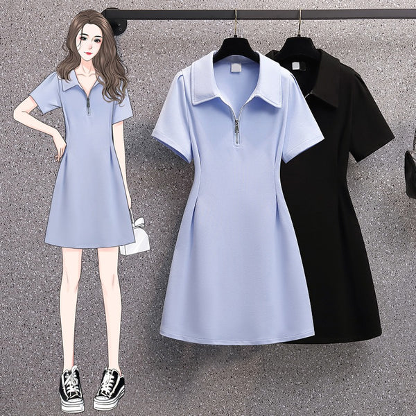 Plus Size Polo T Shirt Dress