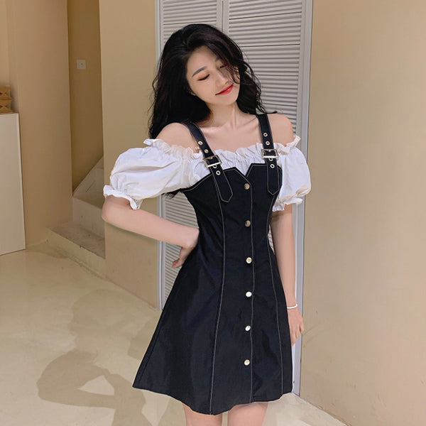 Plus Size Off Shoulder Cottage Dress