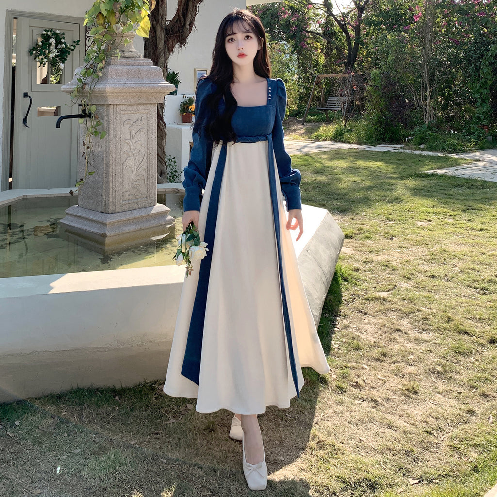 Plus Size Corduroy Hanbok Style Korean Dress Pluspreorder Plus Size Corduroy Hanbok Style Korean Dress Pluspreorder