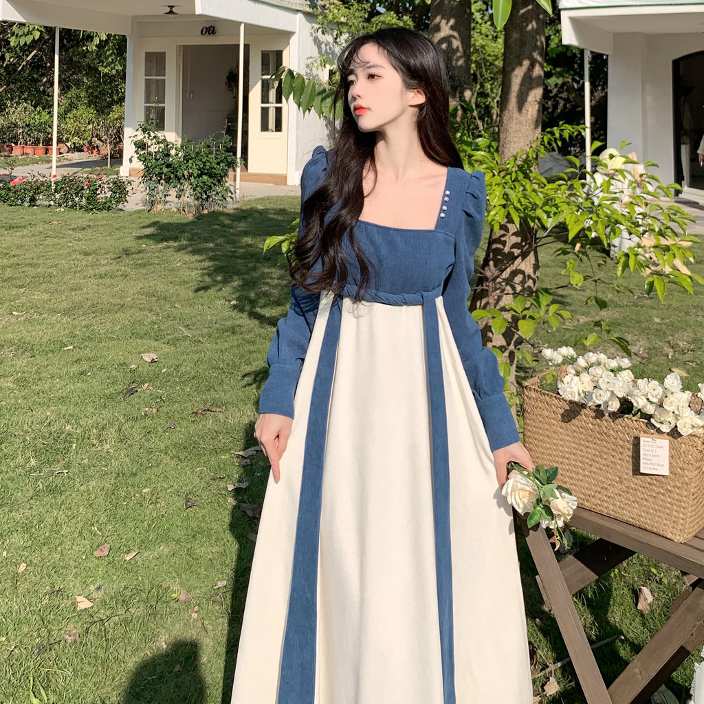 Plus Size Corduroy Hanbok Style Korean Dress Pluspreorder Plus Size Corduroy Hanbok Style Korean Dress Pluspreorder
