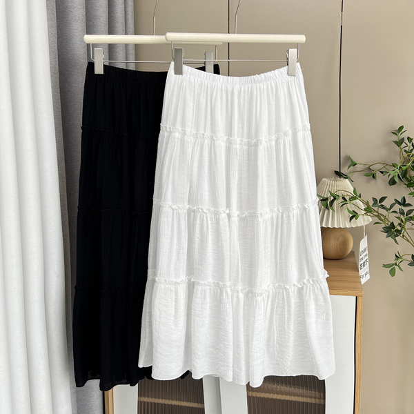 Plus Size Korean Tier Skirt