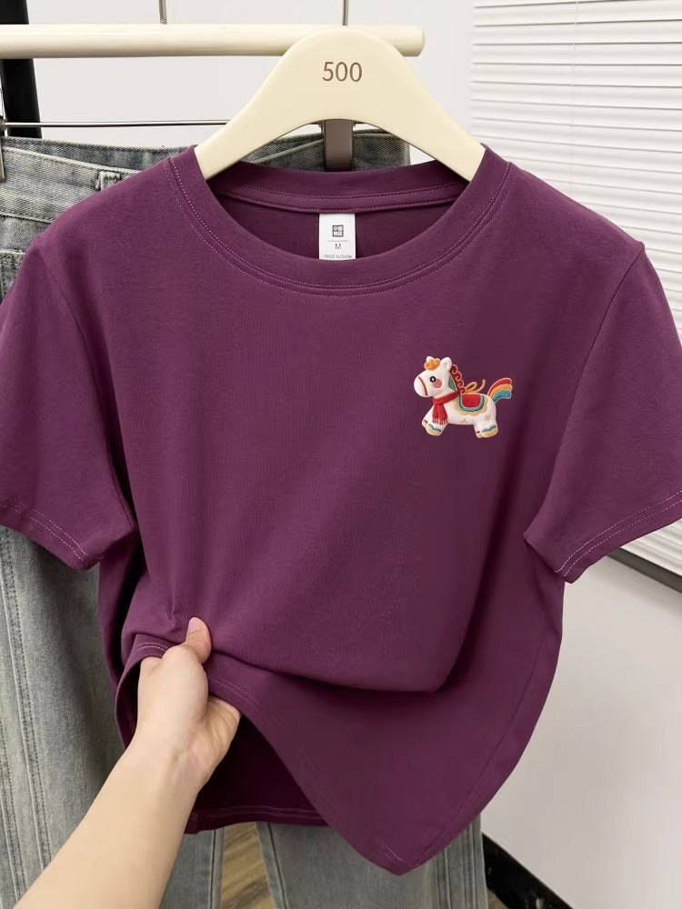Plus Size Little Rainbow Horse T-Shirt