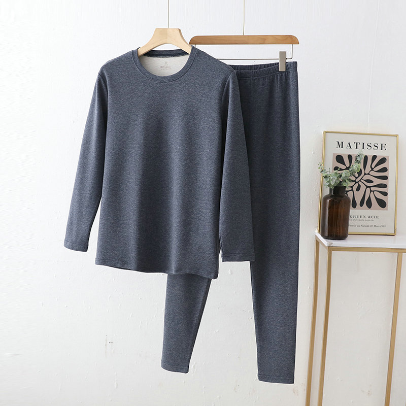 Plus Size Men's Thick Inner Thermal Wear Set