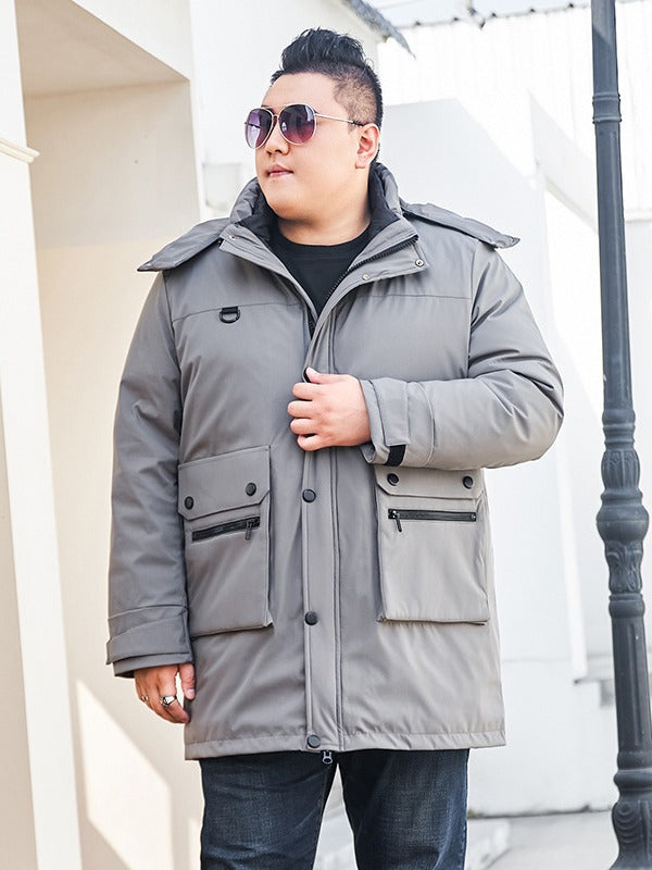 Soularge Men's Big And Tall Winter Warm Hooded Parka Jacket