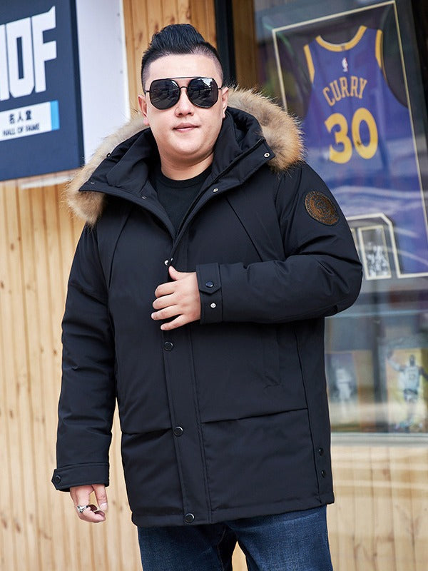 Plus Size Men’s Down Winter Jacket