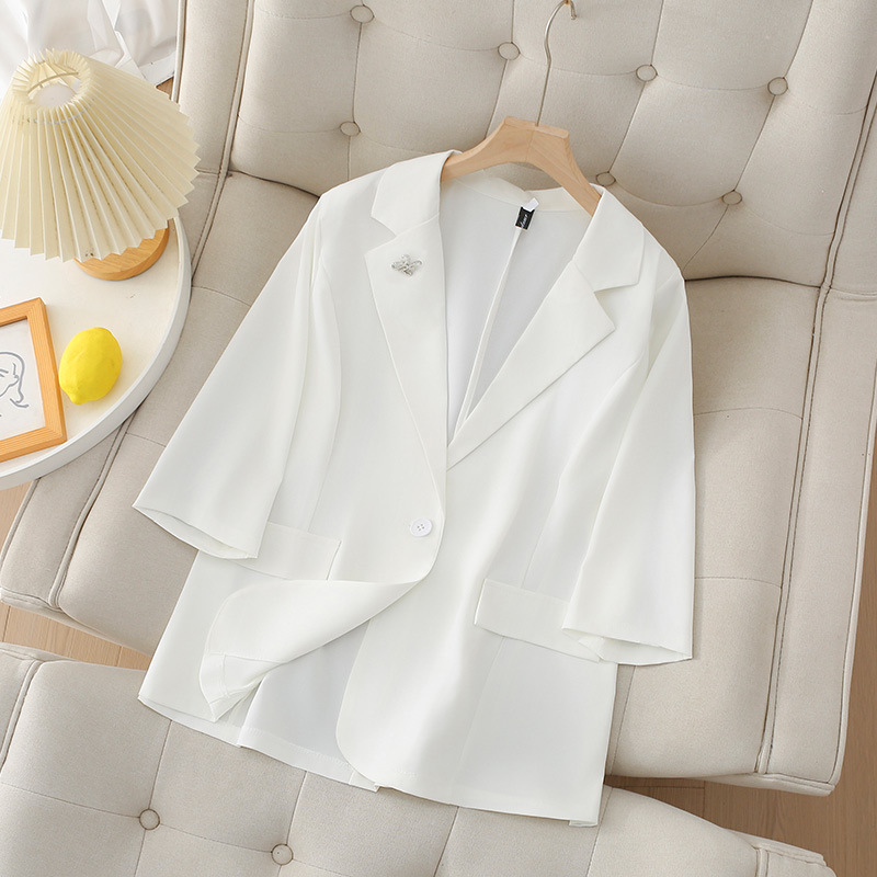 Plus Size Mid Sleeve Blazer (EXTRA BIG SIZE)