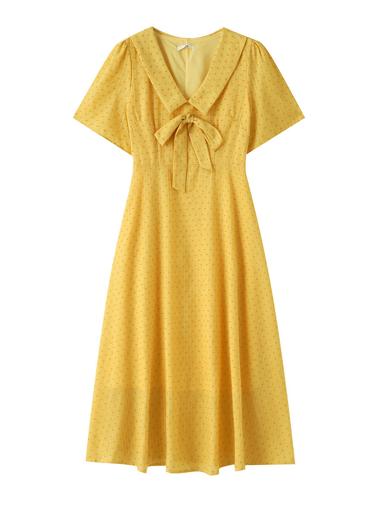 Plus Size Mustard Yellow Preppy Shirt Dress (Extra Big Size) – Pluspreorder