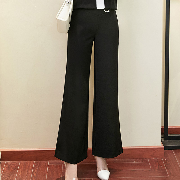 Plus Size Professional Wide Leg Pants