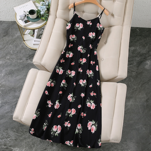 Plus Size Roses Camisole Dress