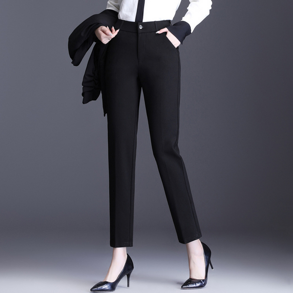 Plus Size Skinny Ankle Trousers