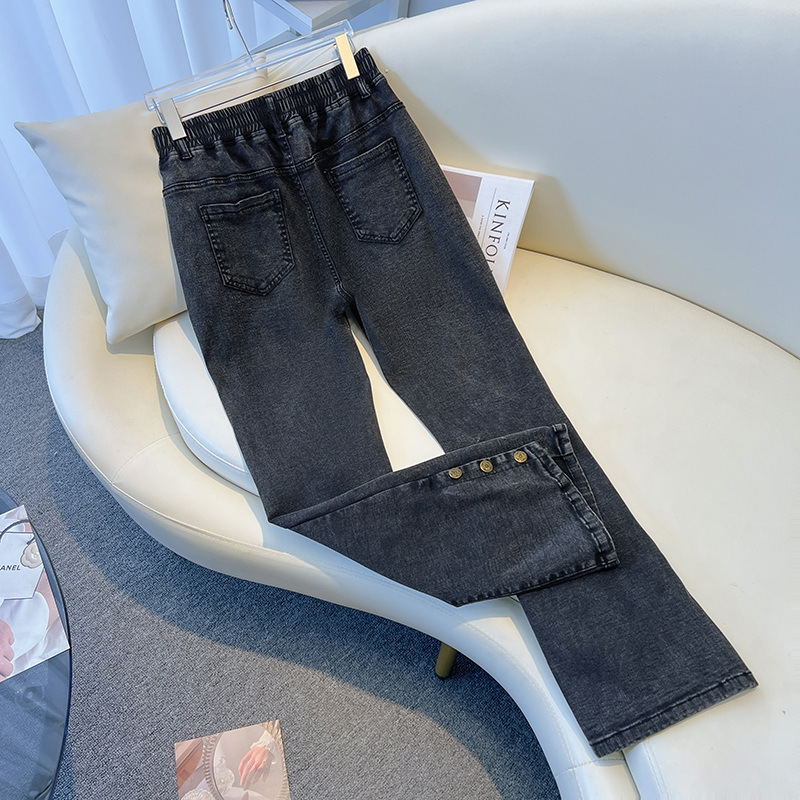 Extra Size Plus Size Skinny Flare Leg Jeans (EXTRA BIG SIZE) β Pluspreorder