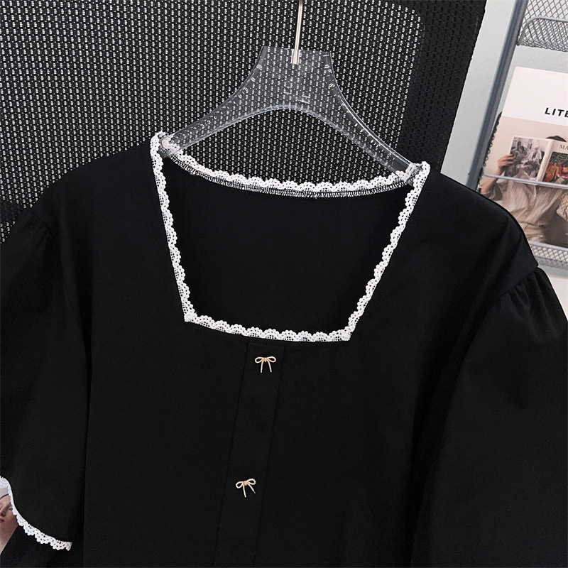 Plus Size Square Neck Chanel-Esque Blouse (EXTRA BIG SIZE) – Pluspreorder