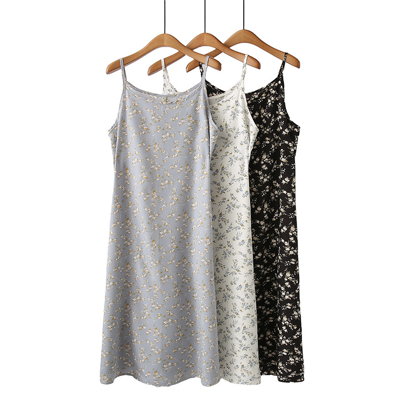 Plus Size Strap Floral Camisole Dress