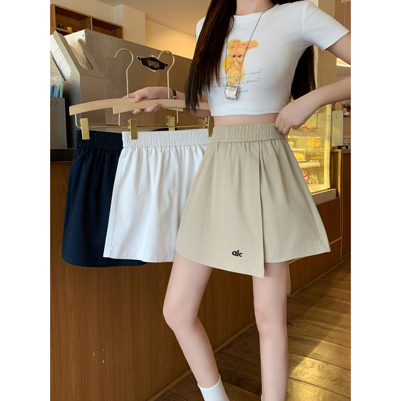 Plus Size Streetwear Stretchband Skorts