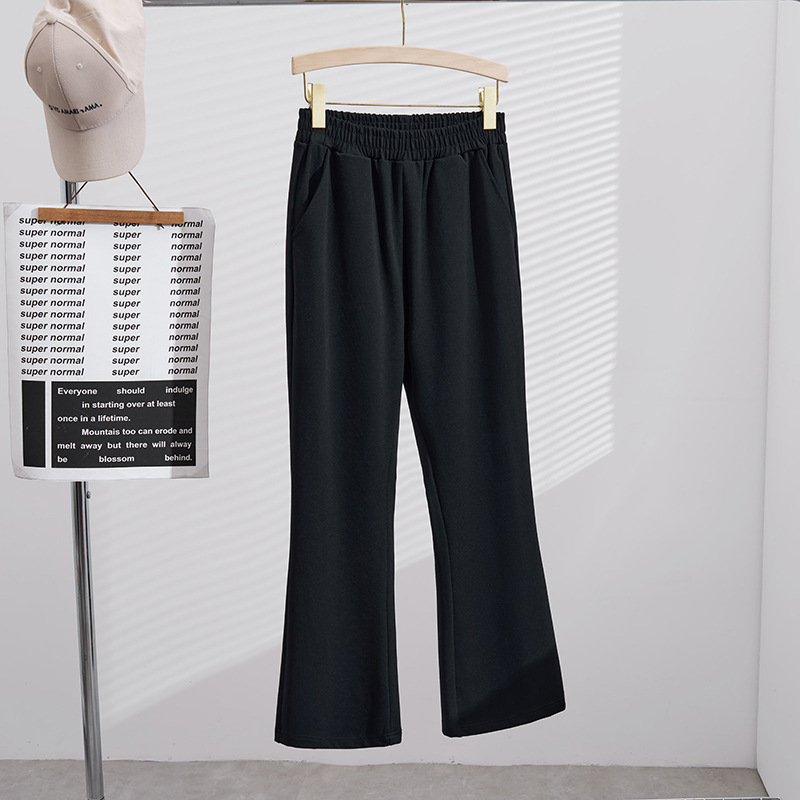 Plus Size Stretchband Bell Leg Pants (EXTRA BIG SIZE)