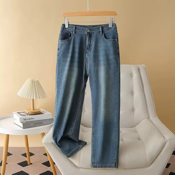 Plus Size Vintage Blue Denim Jeans