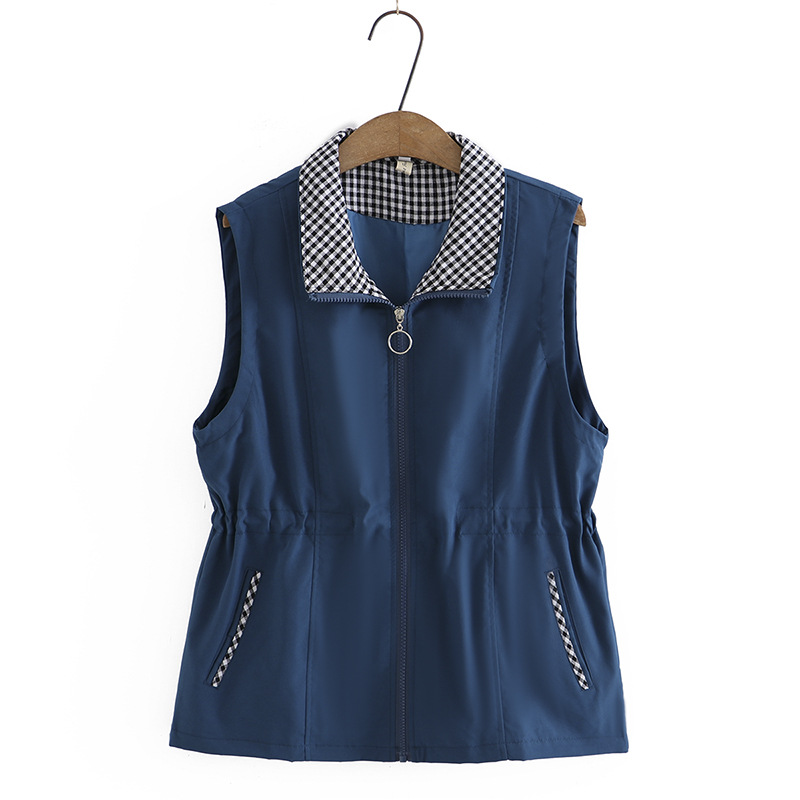 Plus Size Vintage Vest