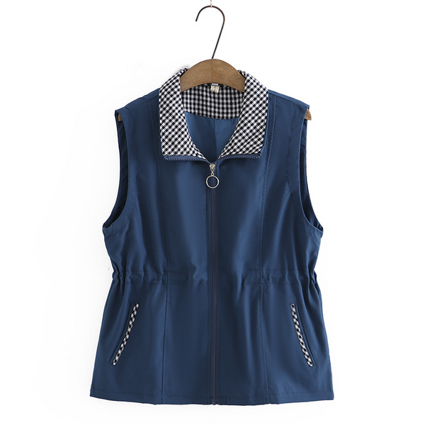 Plus Size Vintage Vest