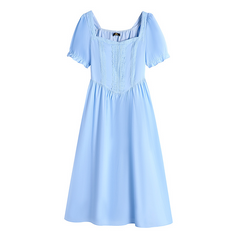 XL-7XL) Plus Size Blue Lace Cottage Corset Dress (EXTRA BIG SIZE) Pluspreorder XL-7XL) Plus Size Blue Lace Cottage Corset Dress (EXTRA BIG SIZE) Pluspreorder