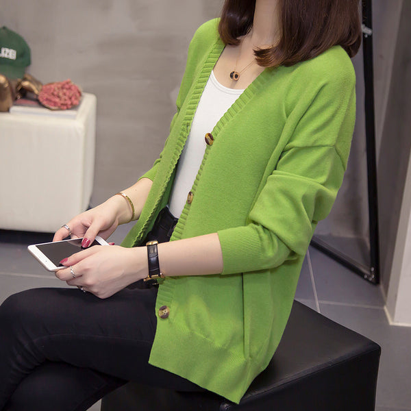 Plus Size Knit Cardigan