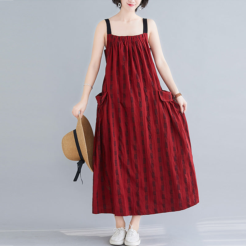 loose tent dress Plus Size Dungaree Loose Tent Sleeveless Dress – Pluspreorder
