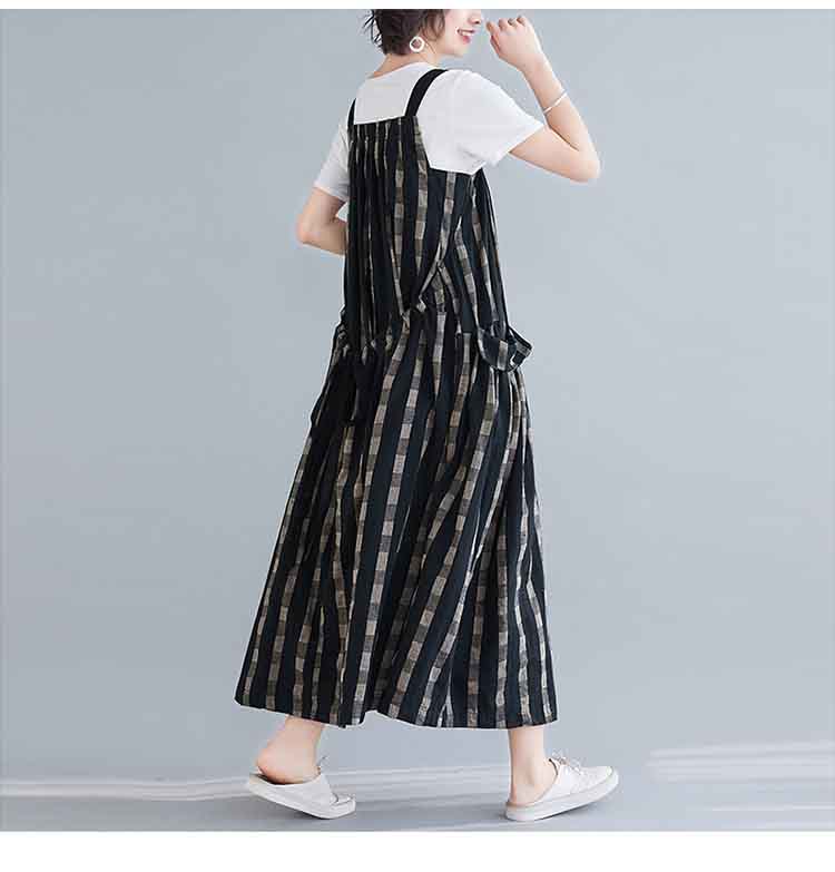 loose tent dress Plus Size Dungaree Loose Tent Sleeveless Dress – Pluspreorder