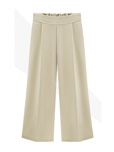 Wide-leg Smart Culottes Pants