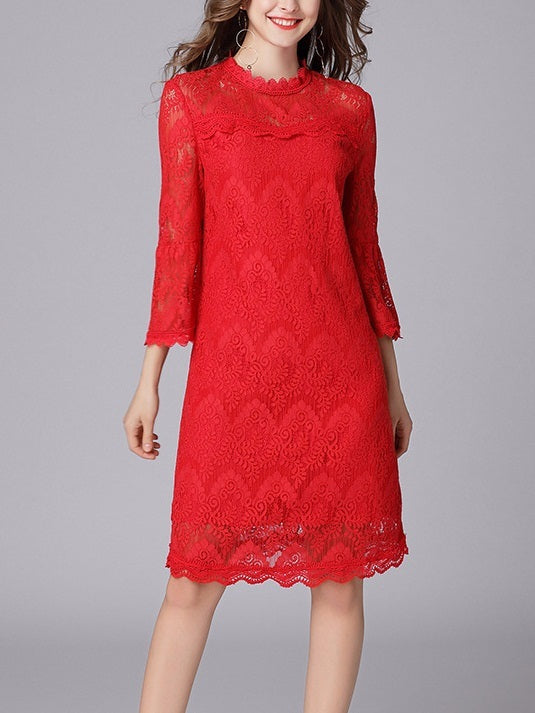 Kay Bell Sleeve Lace Dress (2 Colours)