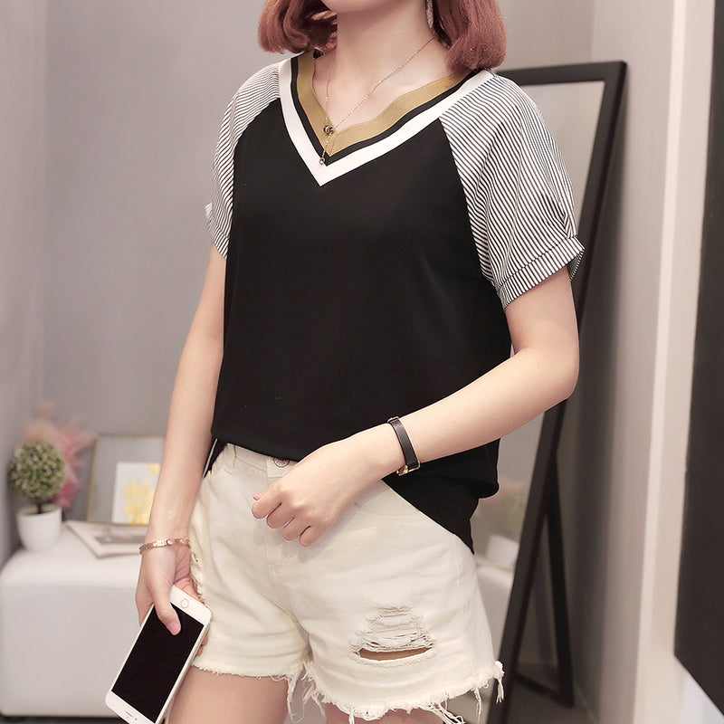 Landrie Plus Size Short Sleeve Blouse
