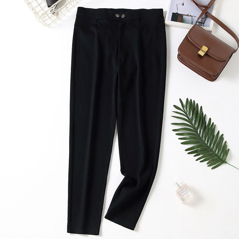 Khoza Plus Size Black Skinny Pants