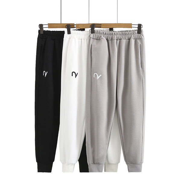 Plus Size Embroidered Sweatpants