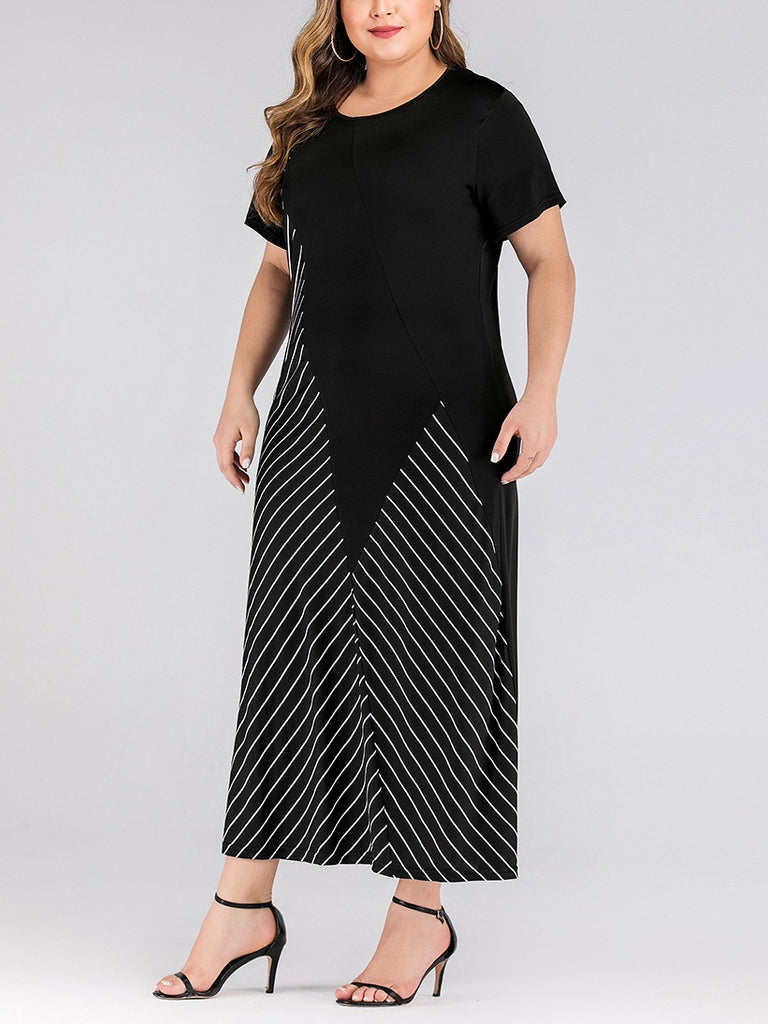 Short sleeve maxi t shirt dress Clearance