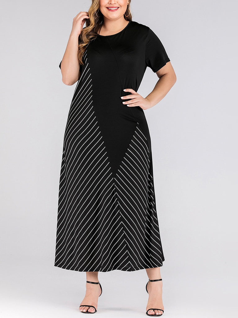 Short sleeve maxi t shirt dress Clearance